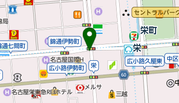 すき家 サカエチカ店の地図画像