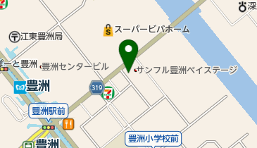 すき家 豊洲四丁目店の地図画像