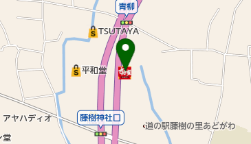 すき家 161号安曇川店の地図画像