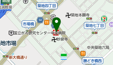 すき家 築地四丁目店の地図画像