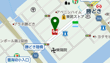 すき家 勝どき三丁目店の地図画像