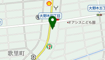 すき家 名古屋大野木店の地図画像