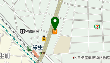 すき家 名古屋栄生店の地図画像