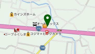 すき家 115号福島方木田店の地図画像