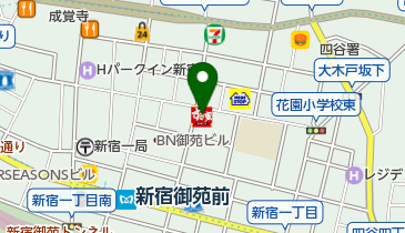 すき家 新宿御苑前駅店の地図画像