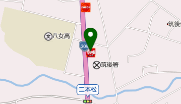 すき家 209号筑後店の地図画像