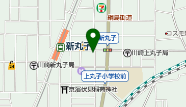 すき家 新丸子駅東口店の地図画像