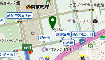 すき家 新宿NSビル店の地図画像