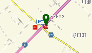 すき家 8号彦根野口店の地図画像