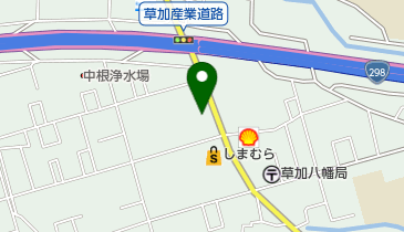 すき家 草加八幡店の地図画像