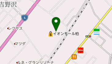 すき家 イオンモール柏店の地図画像