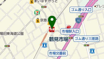 すき家 鶴見市場駅前店の地図画像