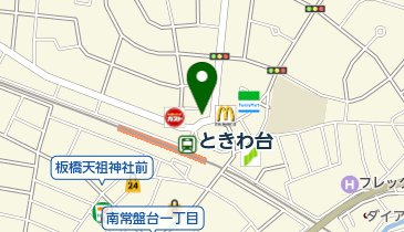 すき家 ときわ台駅北口店の地図画像