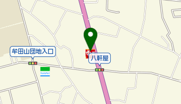 すき家 久留米国分店の地図画像