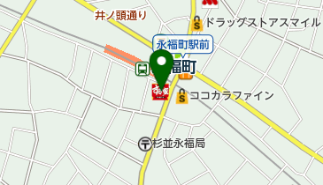 すき家 永福町駅前店の地図画像