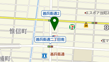 すき家 港区甚兵衛通店の地図画像