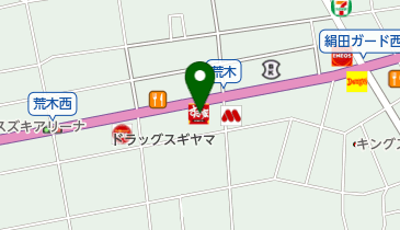 すき家 23号豊橋花田店の地図画像