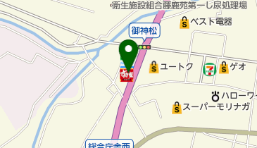 すき家 207号鹿島店の地図画像