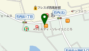 すき家 広島西風新都店の地図画像