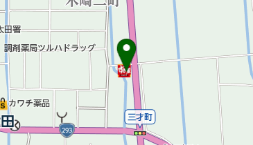 すき家 349号常陸太田店の地図画像