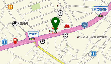 すき家 58号宜野湾大謝名店の地図画像