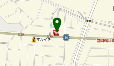 すき家 盛岡西店の地図画像