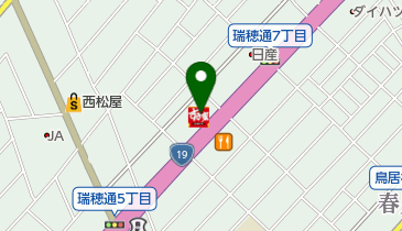 すき家 春日井中央店の地図画像