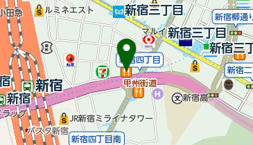 すき家 新宿南店の地図画像