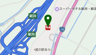 すき家 新井店の地図画像