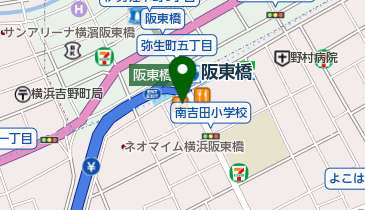 すき家 阪東橋店の地図画像