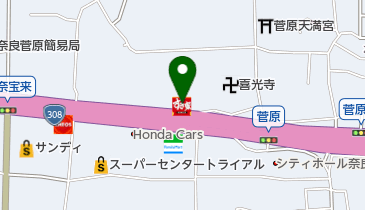 すき家 宝来店の地図画像