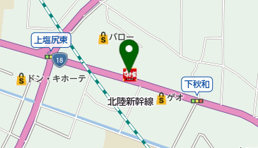 すき家 18号上田秋和店の地図画像