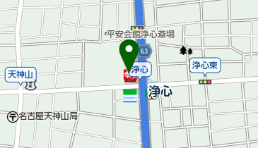すき家 浄心店の地図画像