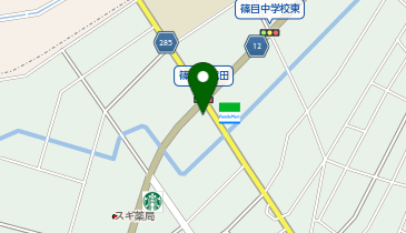 すき家 安城篠目店の地図画像