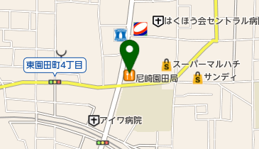 すき家 東園田店の地図画像