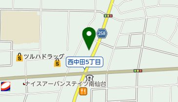 すき家 南仙台柳生店の地図画像