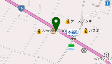 すき家 124号波崎店の地図画像