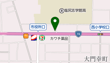 すき家 塩尻志学館高校前店の地図画像