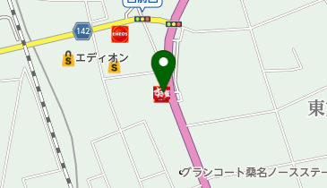 すき家 1国桑名店の地図画像