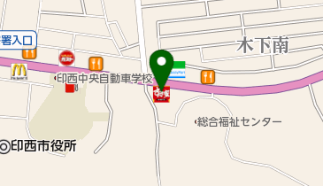 すき家 印西BP店の地図画像