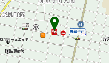 すき家 江南大間店の地図画像