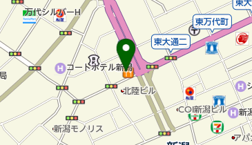 すき家 新潟東大通店の地図画像