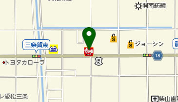 すき家 尾西篭屋店の地図画像