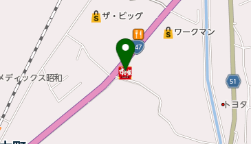 すき家 147号大町店の地図画像