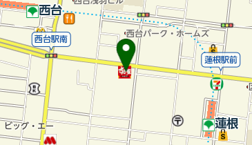 すき家 蓮根駅西店の地図画像