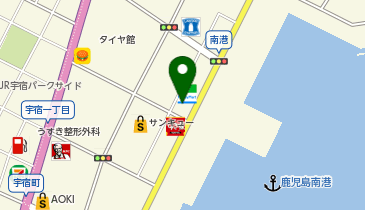 すき家 鹿児島新栄店の地図画像