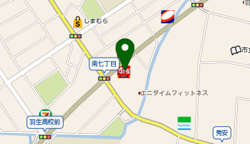 すき家 羽生店の地図画像