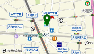 すき家 大和駅北口店の地図画像