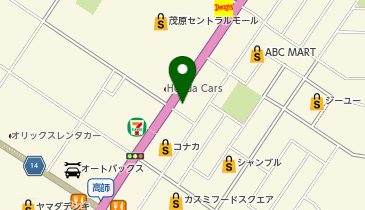 すき家 128号茂原小林店の地図画像