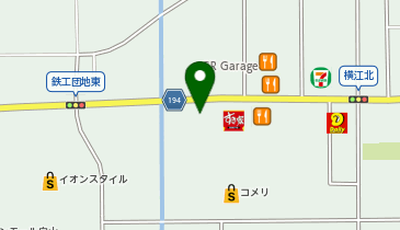 すき家 白山横江店の地図画像